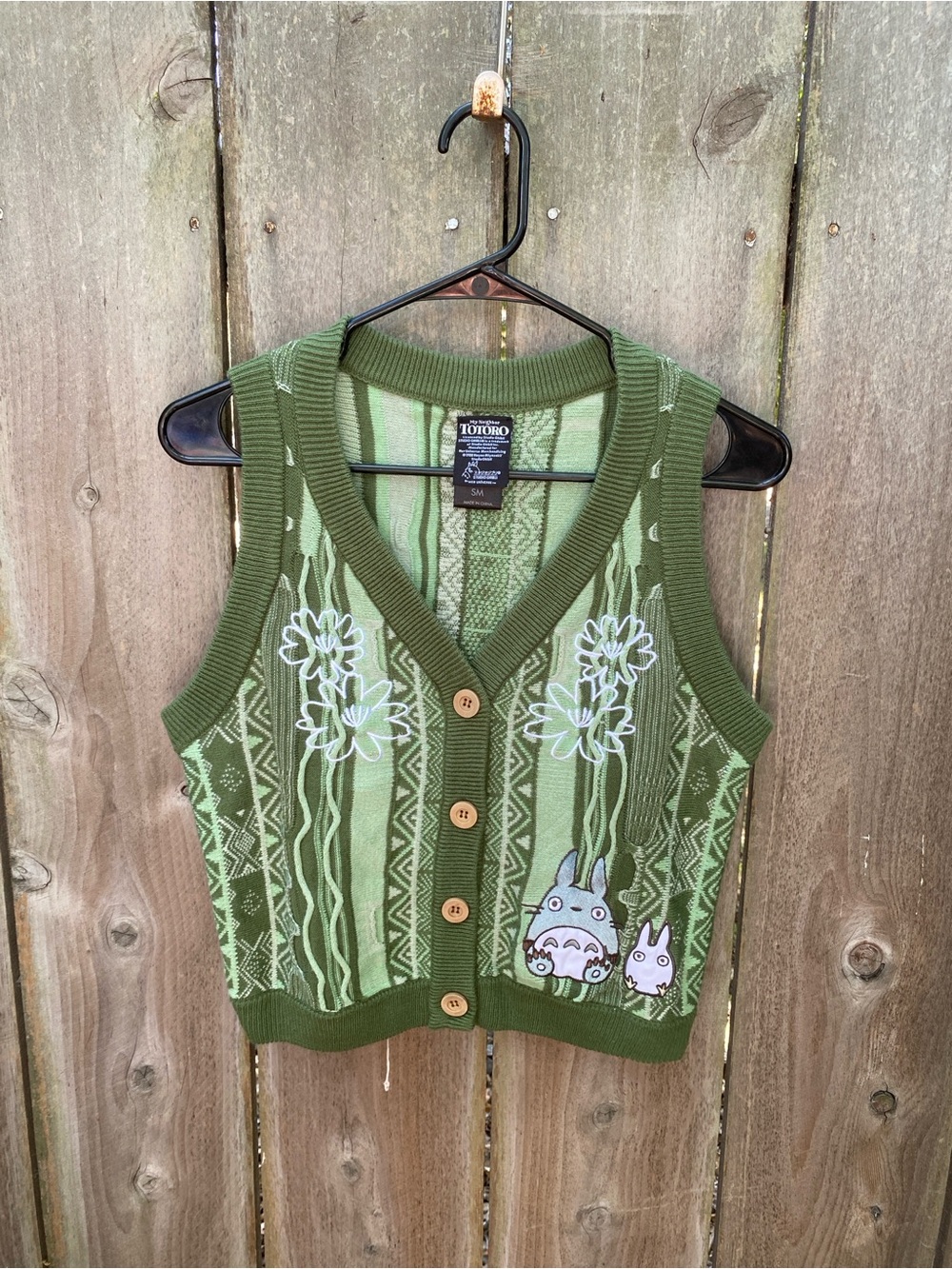 Her Universe Studio Ghibli My Neighbor Totoro Knit Vest Hot Topic Small